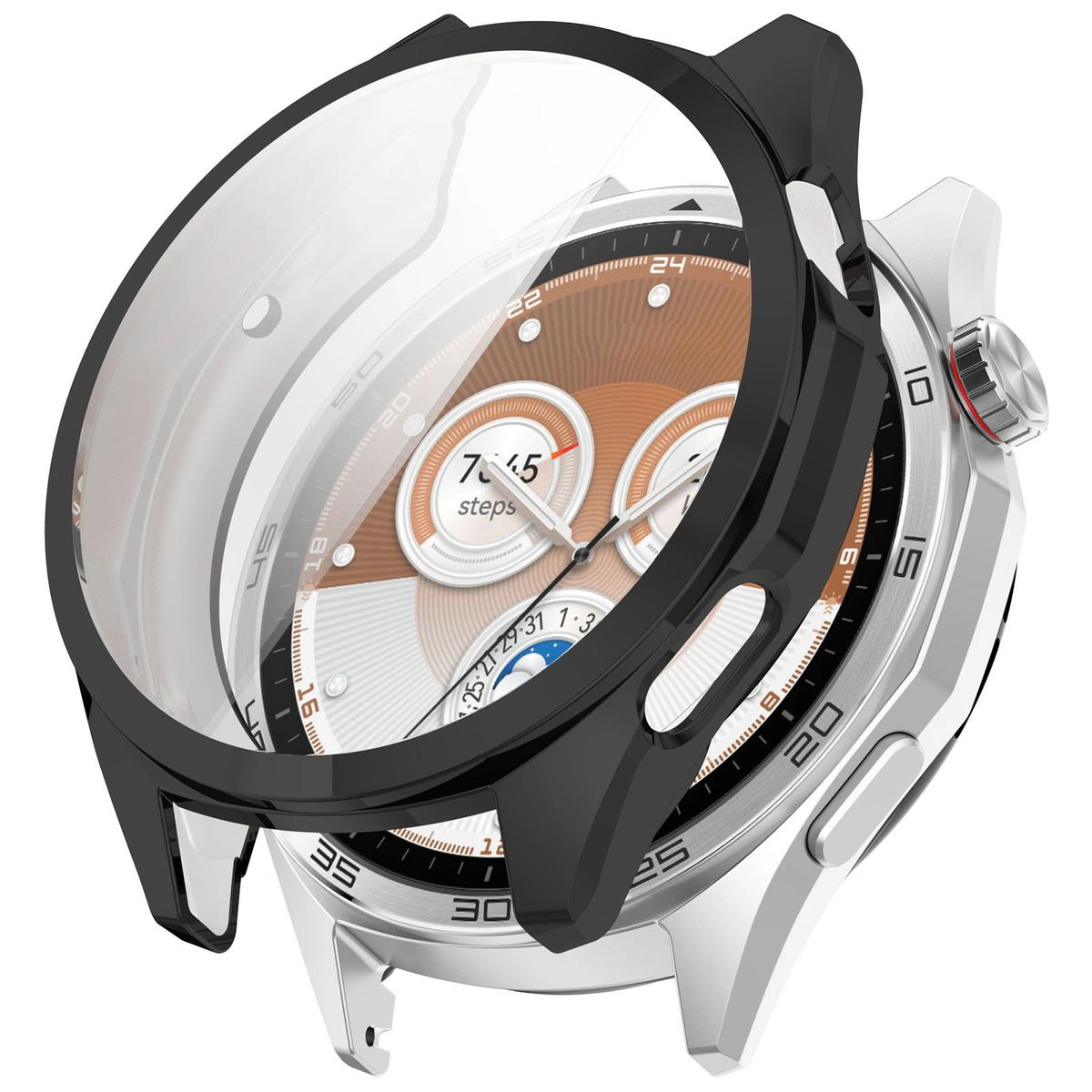 Plecki ze szkłem Bizon Case Watch Felipe dla Huawei Watch GT6 46 mm